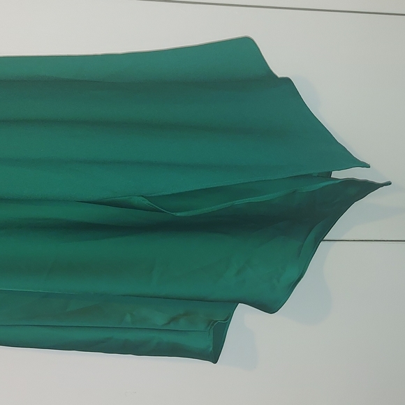 Cushnie for Target Emerald Green Faux Wrap Long Sleeved Dress Size 6 NWT - Picture 8 of 16
